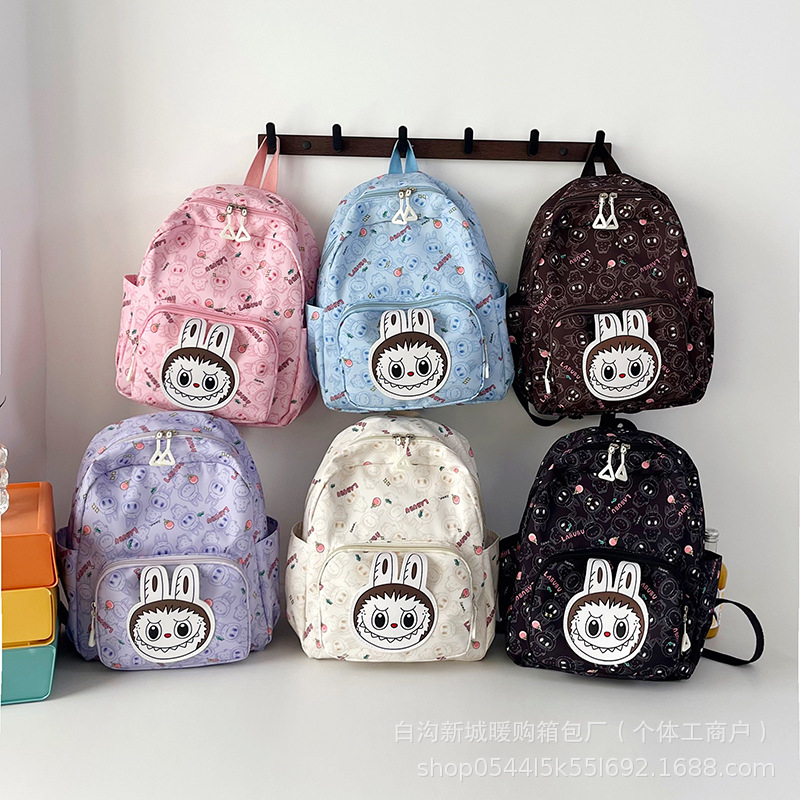 Foreign trade new cute printed cartoon rags for girls primary school students lightweight all-match backpack factory wholesale