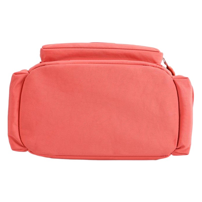 New multi-pocket women's backpack lightweight waterproof nylon cloth bag versatile candy color student schoolbag commuter bag