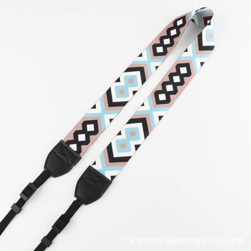 Picture of SLR Camera Shoulder Strap Camera Strap Waterproof Shock Absorbing Decompression 3.8cm Ethnic Jacquard Camera Strap