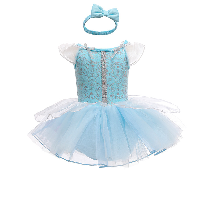 Picture of Halloween Children's Clothing, Short-Sleeved Pullover, Baby Baby Princess Jumpsuit, Princess Style Dress