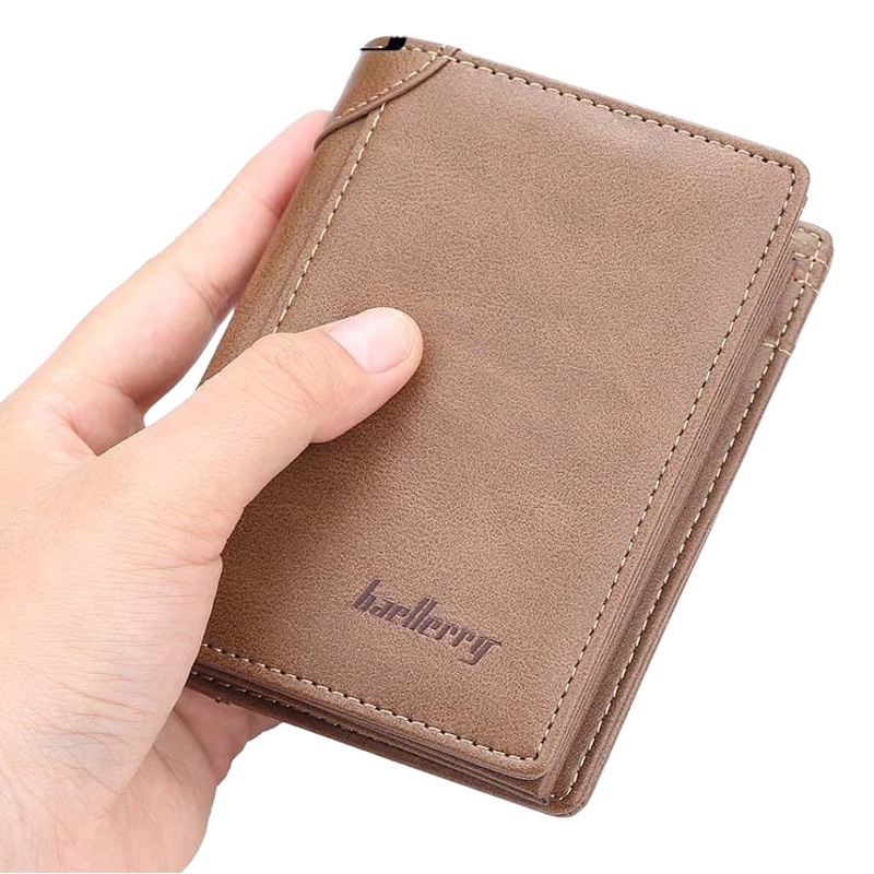 baellerry Wallet Men's Short Japanese and Korean Style Multi-Card Driver's License Youth Casual Soft Coin Wallet