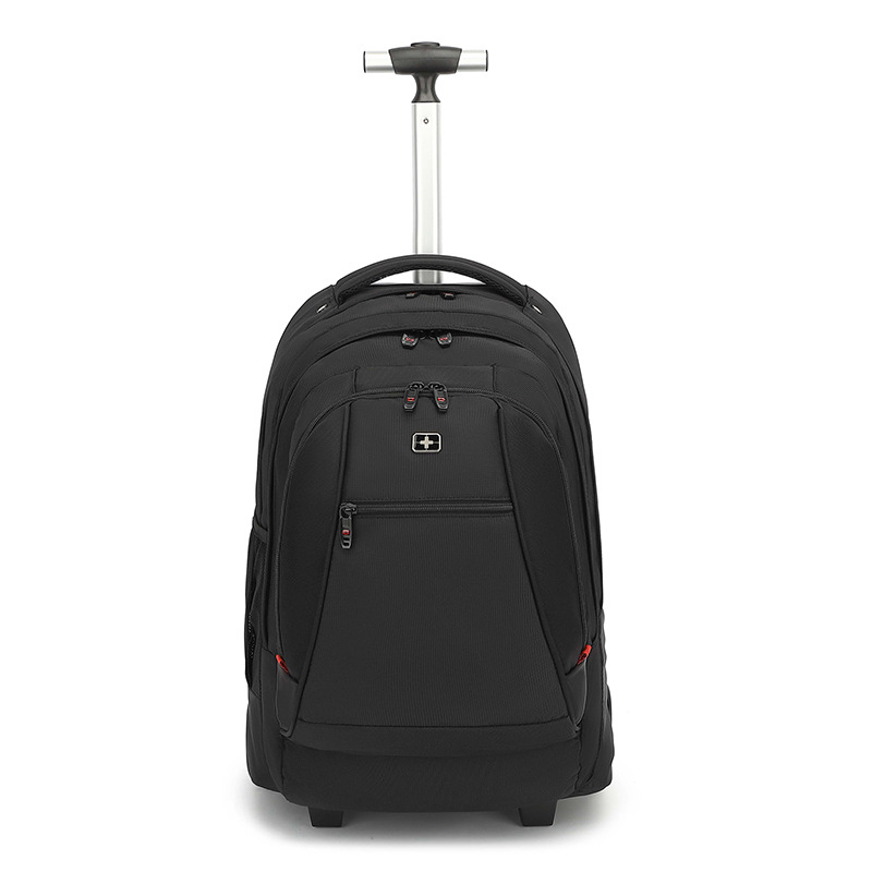 Wholesale Swiss Backpack Computer Bag Trolley Backpack Men's Large Capacity Luggage Suitcase Junior High School Student School Bag