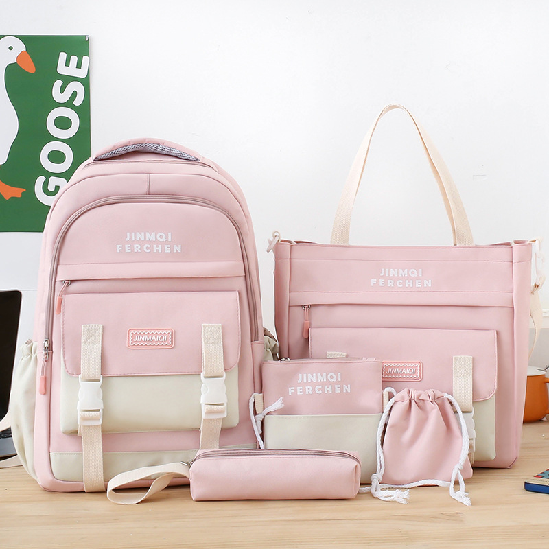 Picture of Schoolbags Primary School Kidsren School Backpacks Junior High School Students High School Students Ins High Quality Wholesale Custom Backpacks