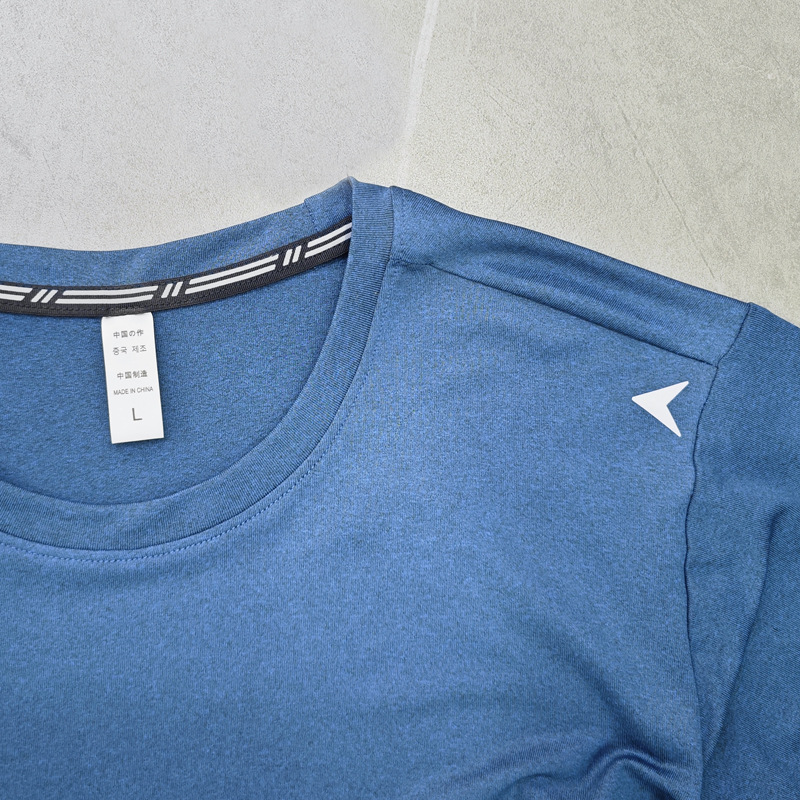 Picture of Gradient Color Training Round Neck Men's Milk Silk Summer Digital Running T-shirt Slim-fit Quick-drying Sports Top for Men