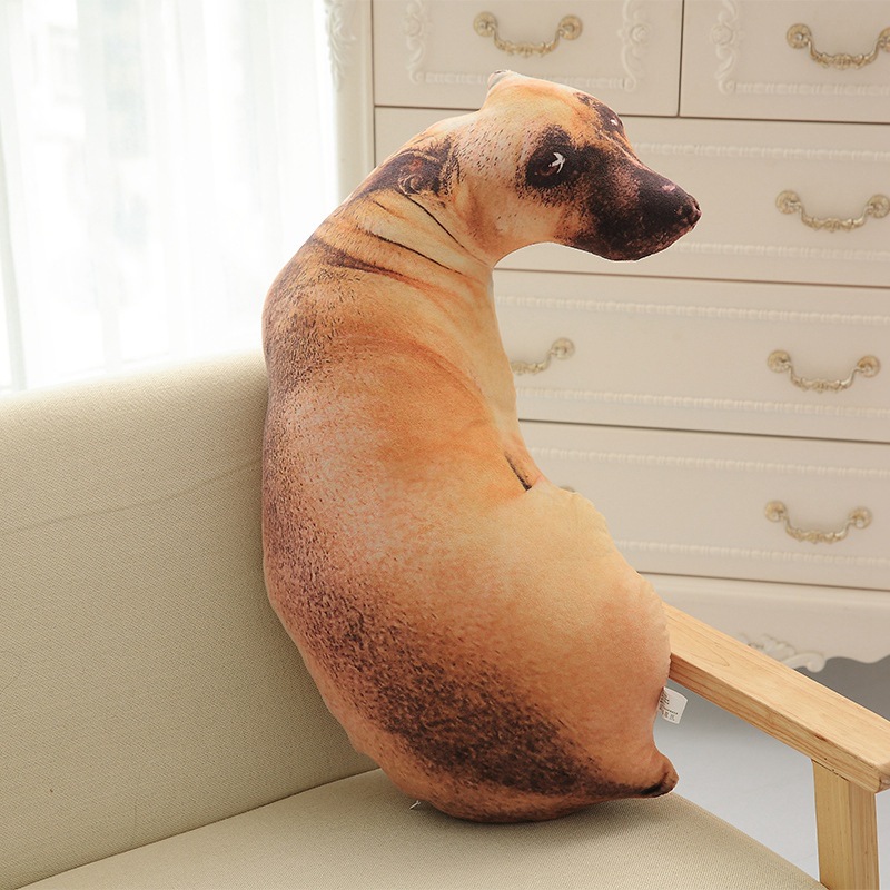 Picture of Creative 3D Artificial Dog Pillow, Plush Toy Dog Doll, One Piece Drop Shipping, Cute Pet Cartoon