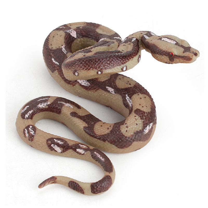 Picture of Foreign trade supply simulation boa constrictor static forest animal solid model Yier early education cognitive toys