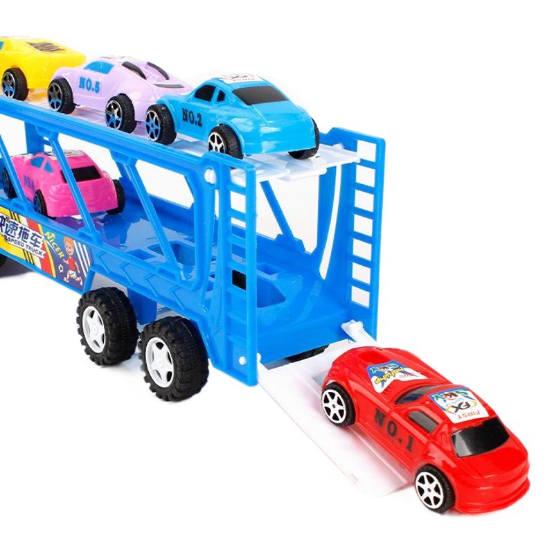 Large simulation inertia children's toy engineering truck set baby fire truck mixer excavator model