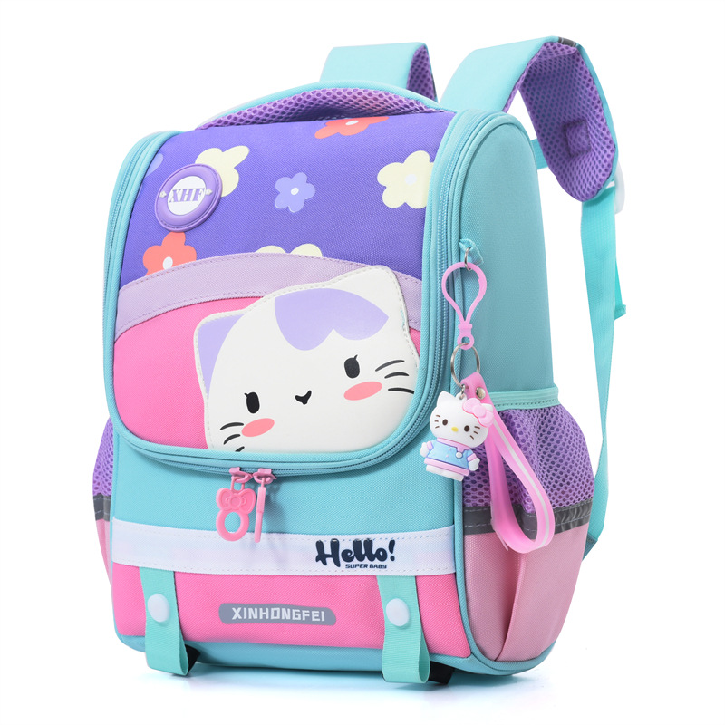 Picture of New children's bag small size cute cartoon boys and girls backpack kindergarten first grade primary school student schoolbag