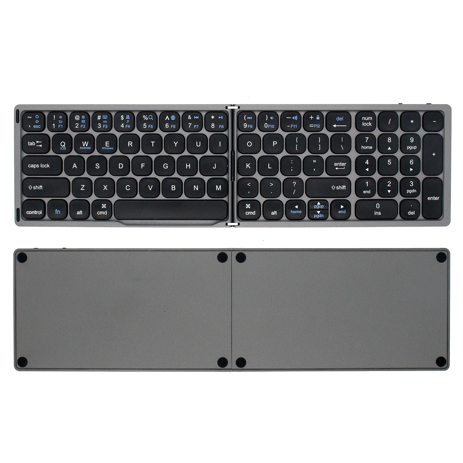 Picture of New for Huawei notebook Bluetooth folding keyboard Matebook rechargeable portable mute wireless D keyboard mouse