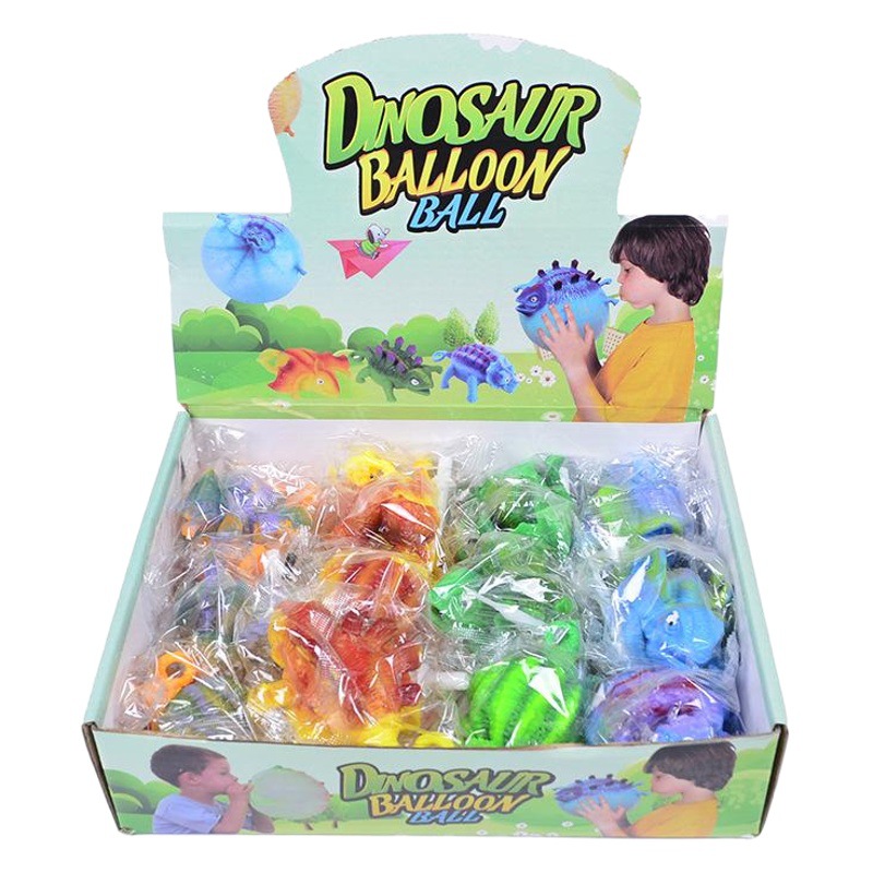 Amazon hot sale New exotic toy TPR inflatable animal vent toy inflatable dinosaur wave ball