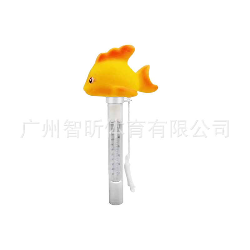 Picture of Factory direct swimming pool thermometer swimming pool cute goldfish thermometer swimming pool animal shape floating thermometer