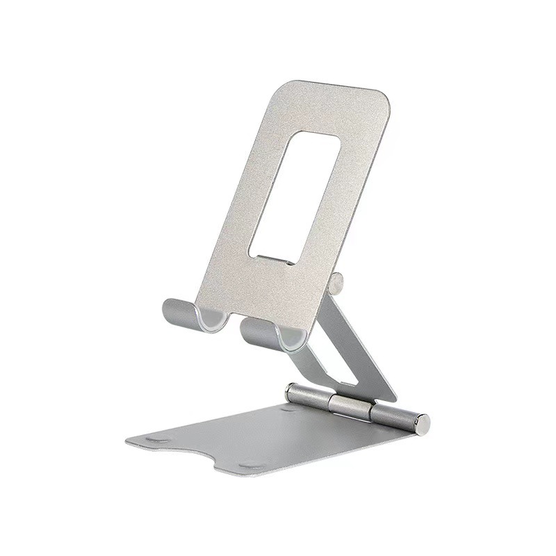 Picture of Metal mobile phone bracket desktop bracket phablet bracket folding adjustment lazy gift support logo can be set