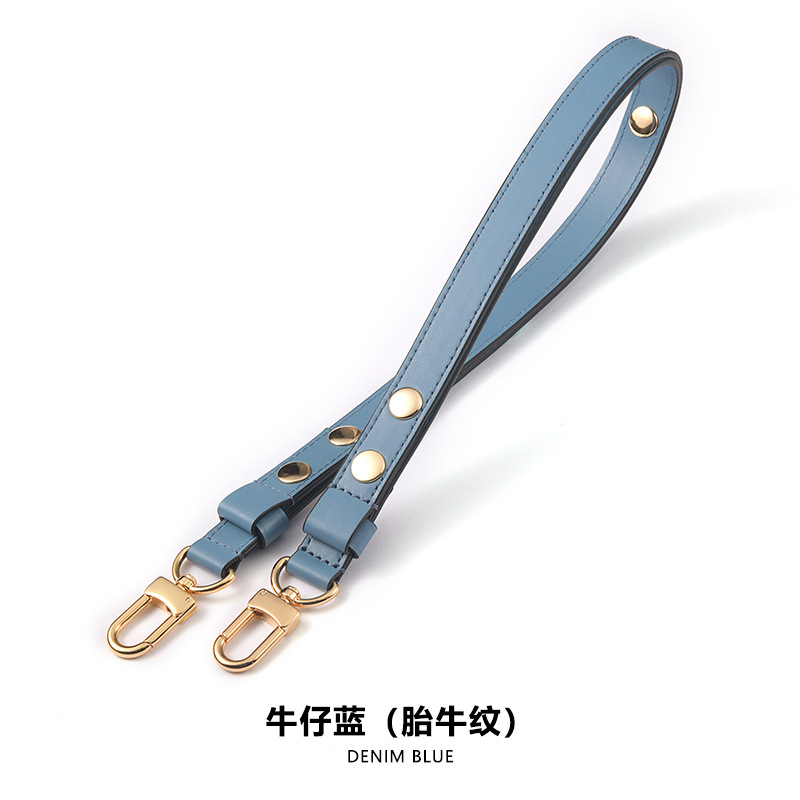 Picture of Mahuangshi MHS-C-38 3rd Gear Adjustable Rivet Shoulder Strap 26 Wash Bag Transformed Brown Women's Bag Shoulder Strap Underarm