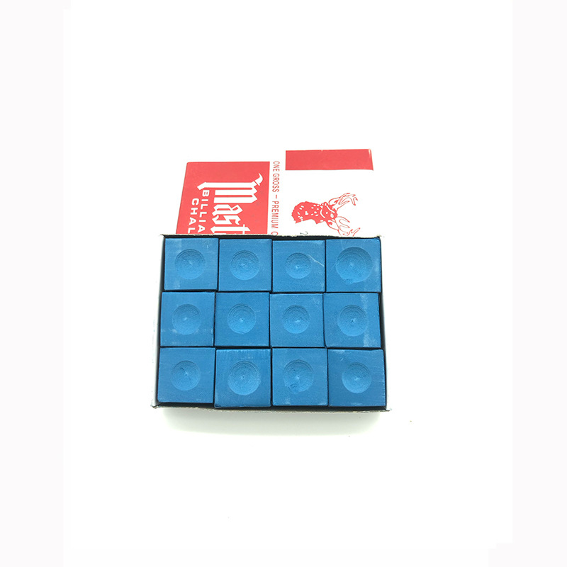 Picture of Pool cue chocolate powder triangle billiard accessories powder 12 small box snooker billiard gun powder billiard shell powder