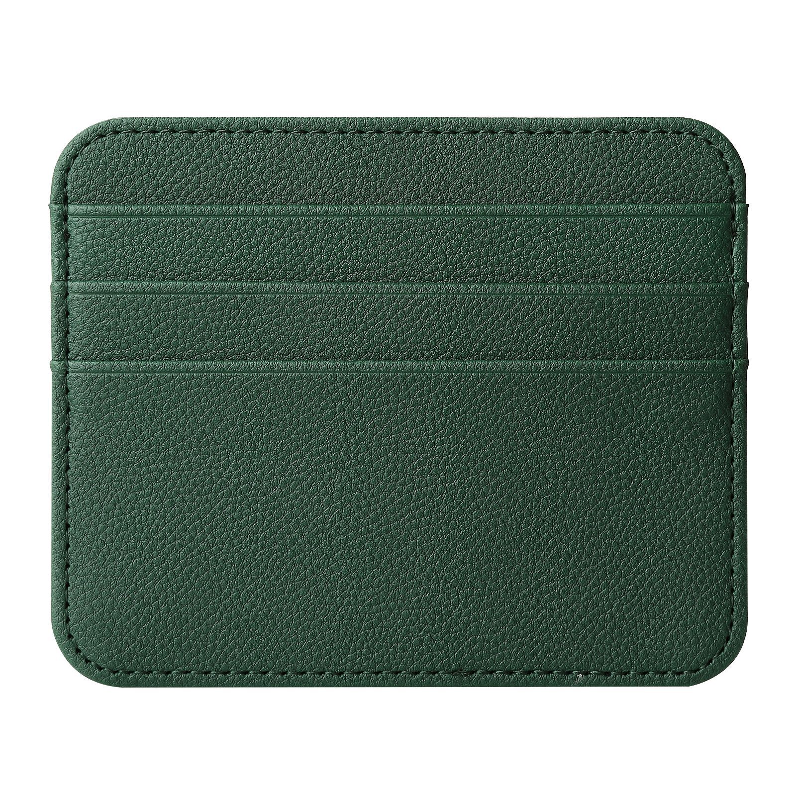 Picture of Factory Direct Supply Ultra-Thin Double-Sided Card Large Capacity Card Slot Small Card Holder Multi-Card Slot Leather Pu Card Holder Card Holder Wholesale