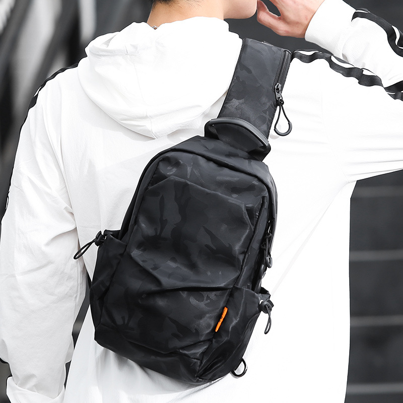 Picture of Men's Bags 2020 New Front Chest Bag Casual Multifunctional Trendy Small Backpack Boys Crossbody Bag