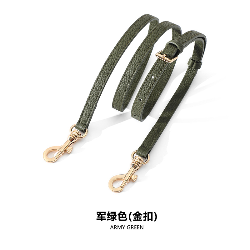 Picture of Mahuangshi first layer cowhide thin bag strap A- 74 leather long shoulder strap messenger bag litchi pattern replacement bag single buy