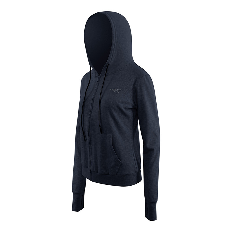 Picture of Plus size yoga clothes autumn and winter sports jacket women's quick-drying cardigan zipper running long sleeve tight fitness autumn top
