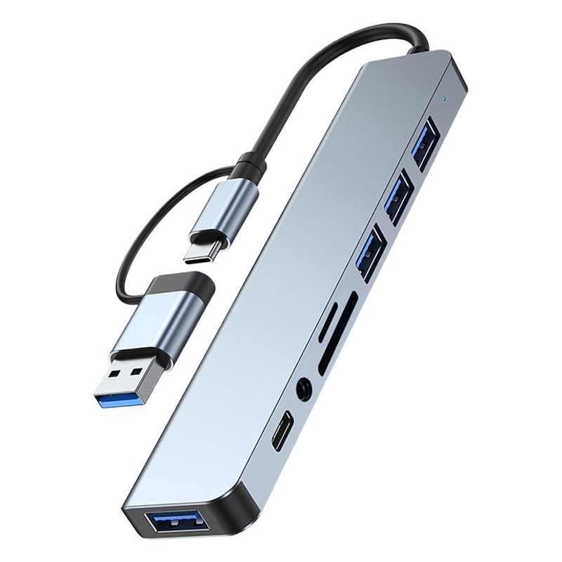 Expansion dock Type c 3.0hub octave 1 laptop tablet dual-head 2-in -1 splitter with audio