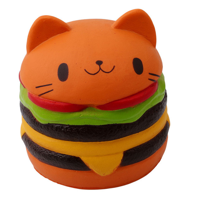 Picture of New slow rebound toy hamburger cake Squishy slow rebound unicorn vent decompression toy props