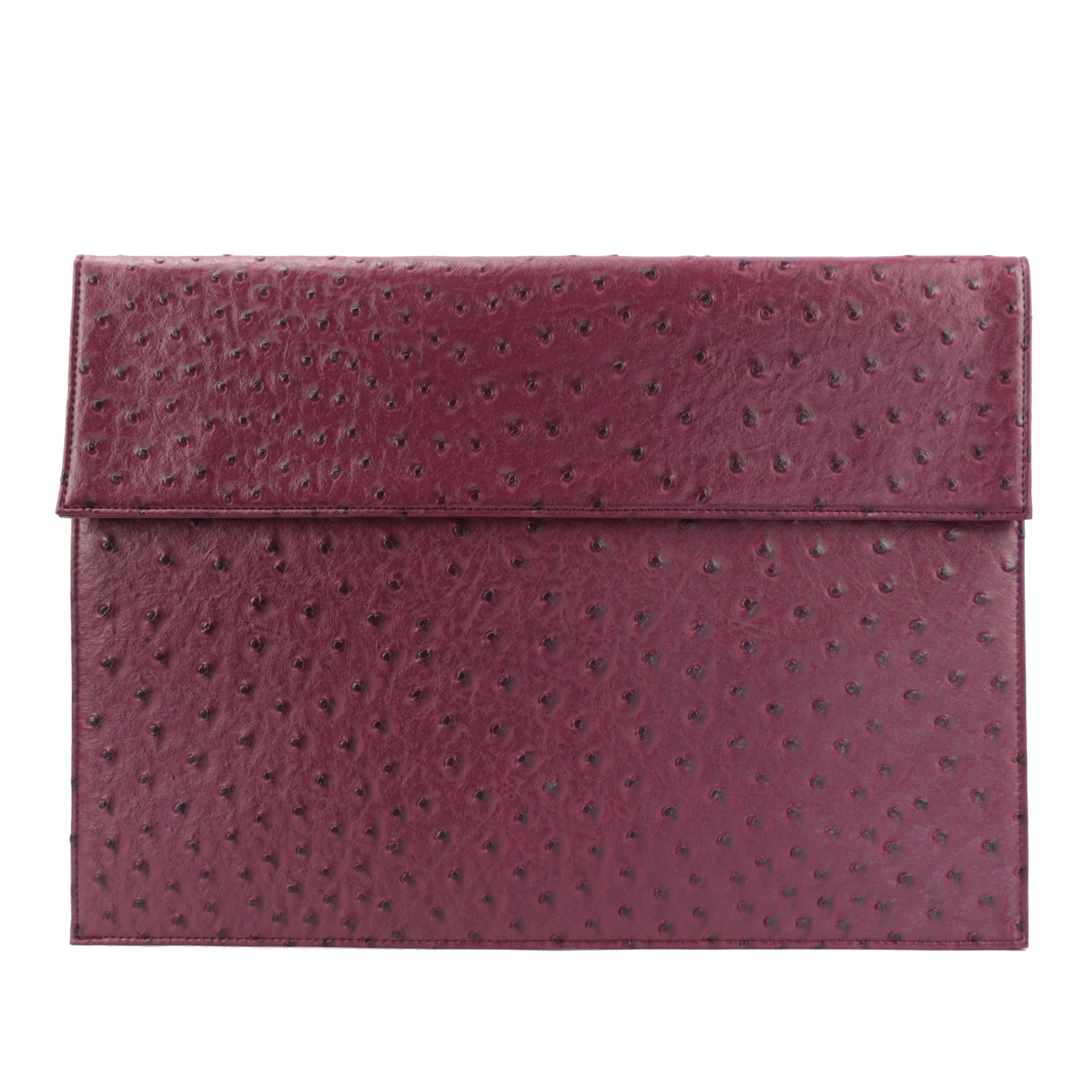 Picture of PU13/15 inch Apple laptop bag fashion ostrich pattern envelope bag business leather clutch sleeve bag