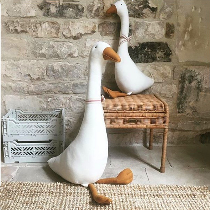 Picture of Ins Nordic Cotton Creative Goose Children's Room Decoration Baby Play Pillow Doll Shooting Props