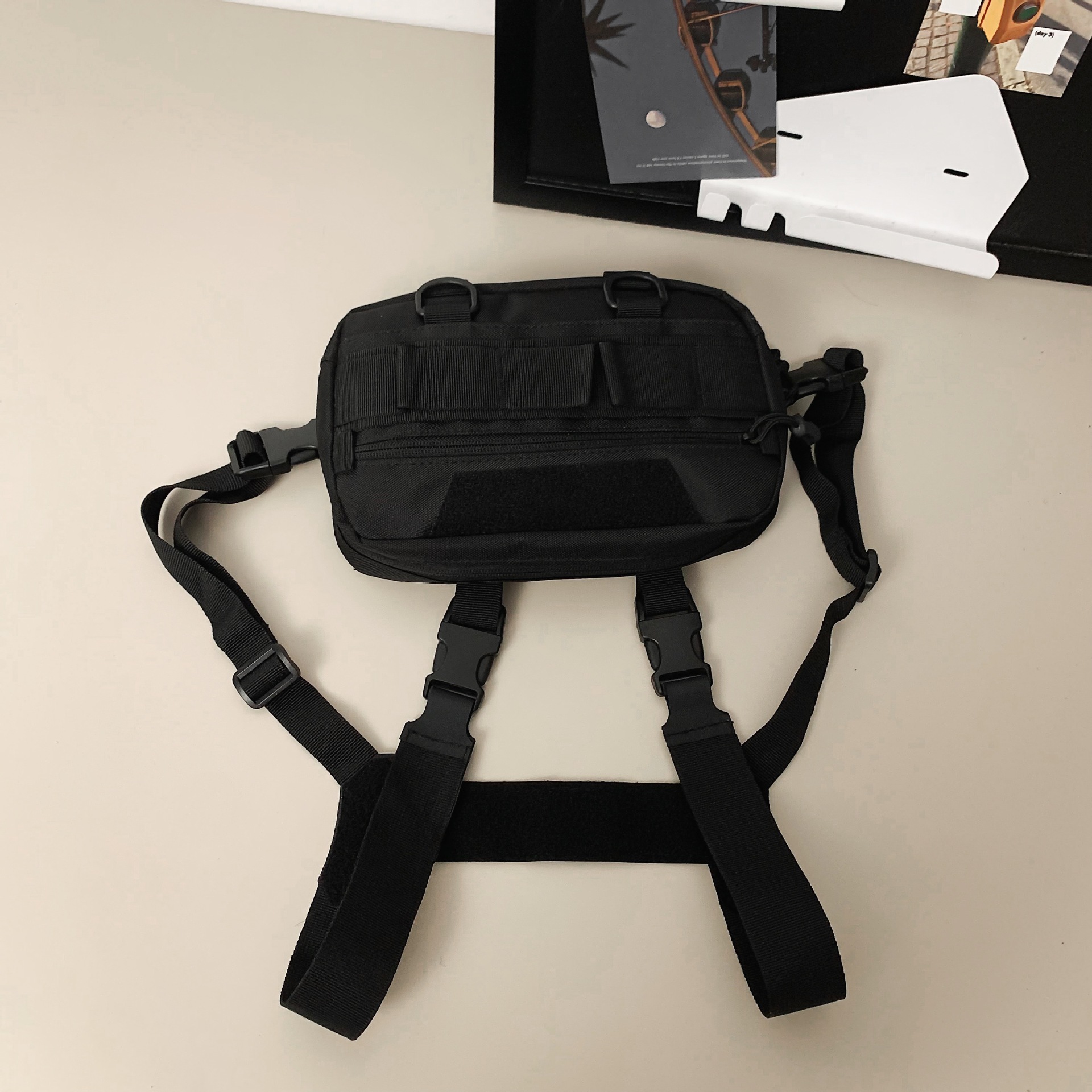 Picture of New Luya Bag Tactical Chest Bag Men's Chest Bag Trendy Brand Waist Bag Multifunctional Outdoor Cycling Sports Vest Hanging Bag