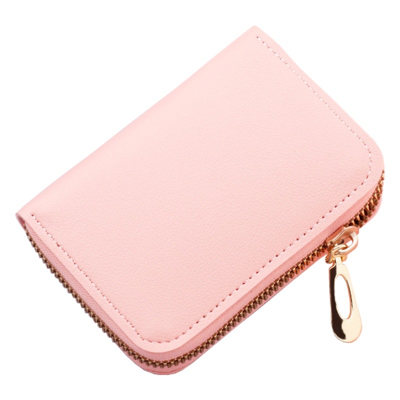 Women's Organ Zipper Card Bag Multi-card ID Bag Multi-functional Coin Purse Credit Card Bag Mini Men's Simple