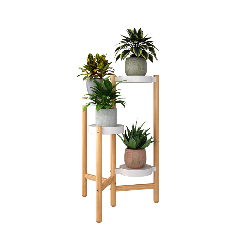 Picture of Amazon balcony flower rack indoor living room fleshy iron potted rack floor-to-floor multi-layer plant rack manufacturers wholesale