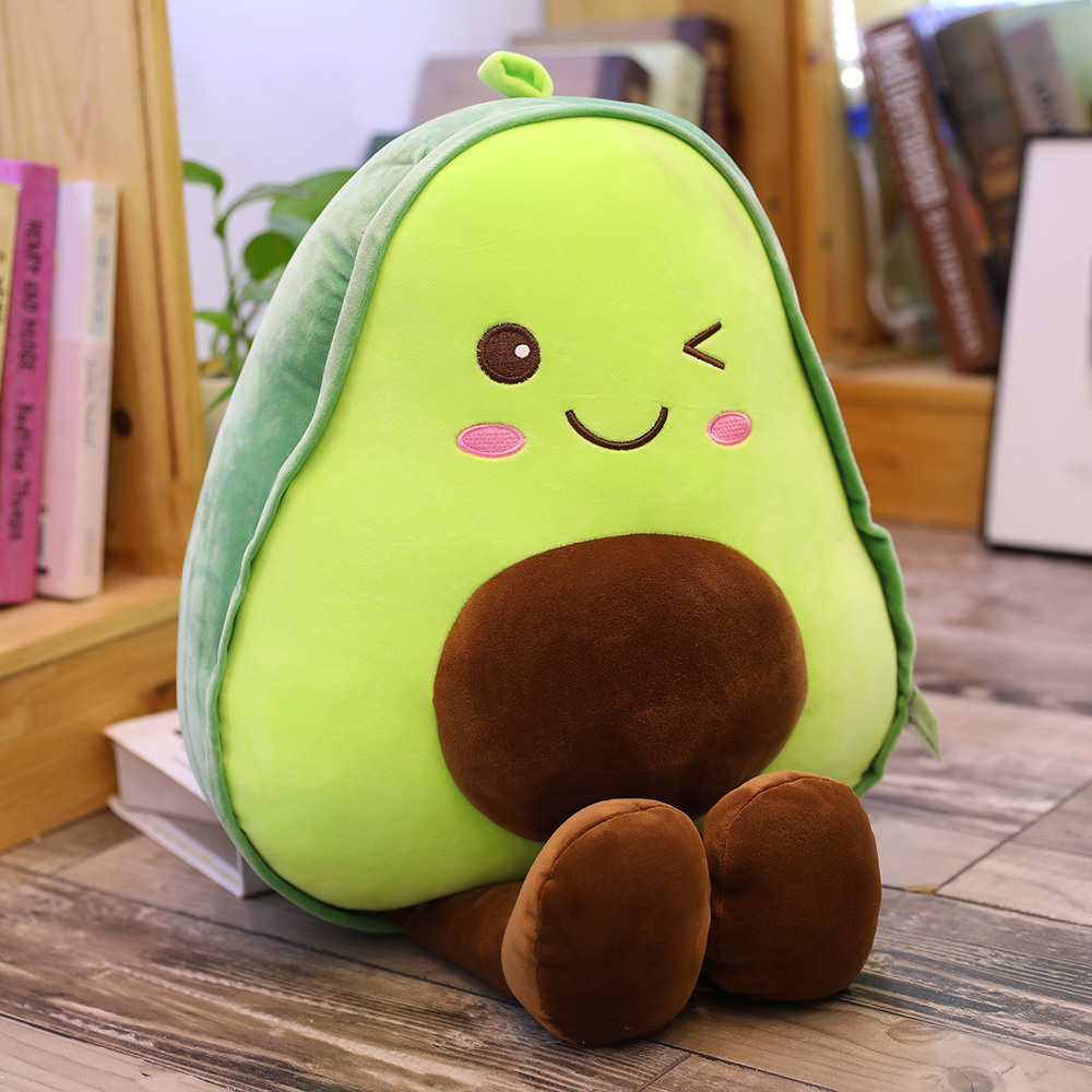 Picture of Internet Celebrity Same Style Instagram Style Aocado Pillow Plush Toy Cute Creative Fruit Rag Doll Pillow for Men and Women Gift