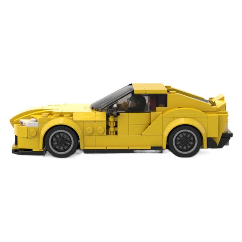 MOC compatible Lego patchwork toy gift boy model Toyota Supra GR racing sports car