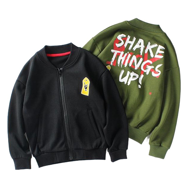 Children's Coat Spring and Autumn Korean Style Children's Wear New Children's Jacket Middle and Big Children's Trendy Top Boy's Jacket Coat