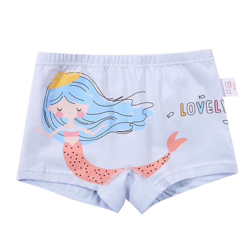All cotton girls underwear children's underwear wholesale shaking sound boxer pants large children's underwear girl underwear baby cotton