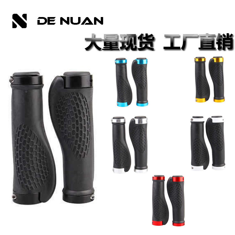 Bicycle Handlebar Cover Ergonomic Portable Installation Rubber Gloves Riding Equipment Multi-Color Mountain Bike Handle