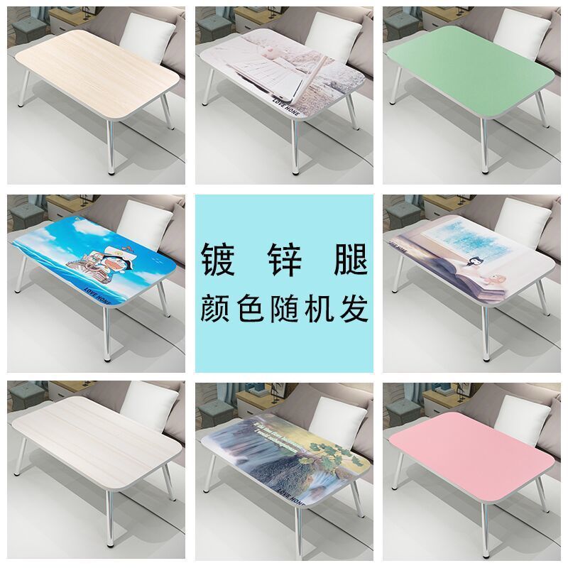 Picture of Bed Desk Computer Desk Dormitory Simple Folding Table Bedroom Simple Student Learning Small Table Lazy Writing Desk