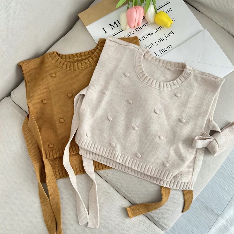 [Clearance] Girl's Wool Vest Shawl
