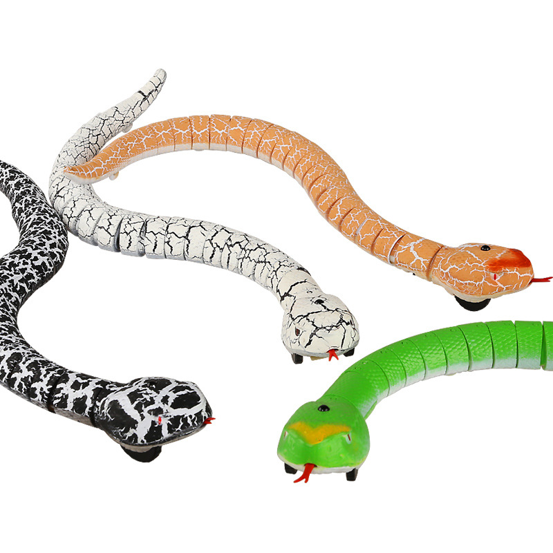 Picture of Preferred Remote Control Rattlesnake Cross-Border Trick Artificial Animal Model Crawling Realistic Toy Snake Pet Amuse Cats and Dogs