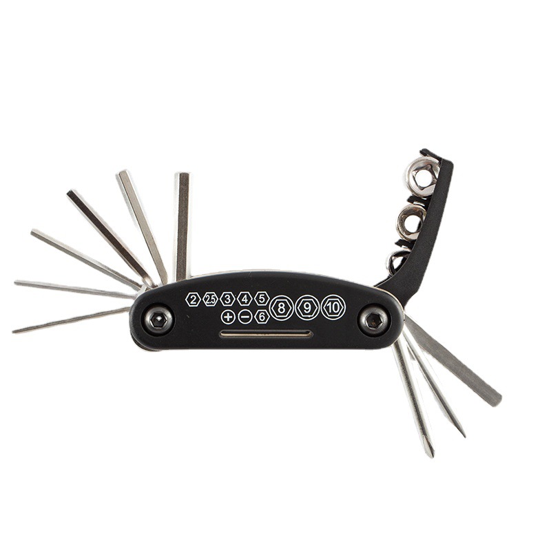 Picture of Inner Hexagonal Screwdriver 16-in-1 Multi-Function Wrench Tire Repair Combination Car Repair Bicycle Repair Tool Bicycle