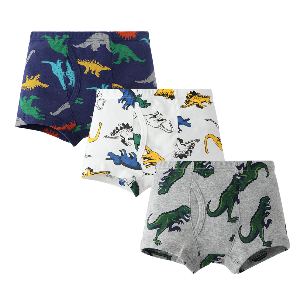 Picture of European and American boys boxer pants threaded cotton children's underwear boys boxer pants baby children's shorts wholesale