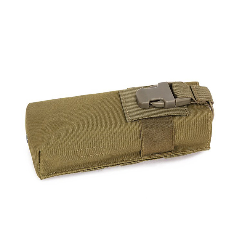 Picture of Outdoor Military Fan Accessories Hanging Bag Tactical Vest Molle System Mountaineering Cs Equipment Camouflage Bag Walkie-Talkie Bag