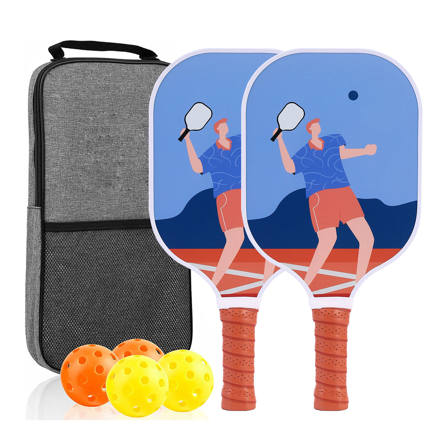 Picture of Carbon Fiber Pickleball Racket Honeycomb Board Outdoor Sports Carbon Pickleball Racket Cross-Border Pickleball Paddle