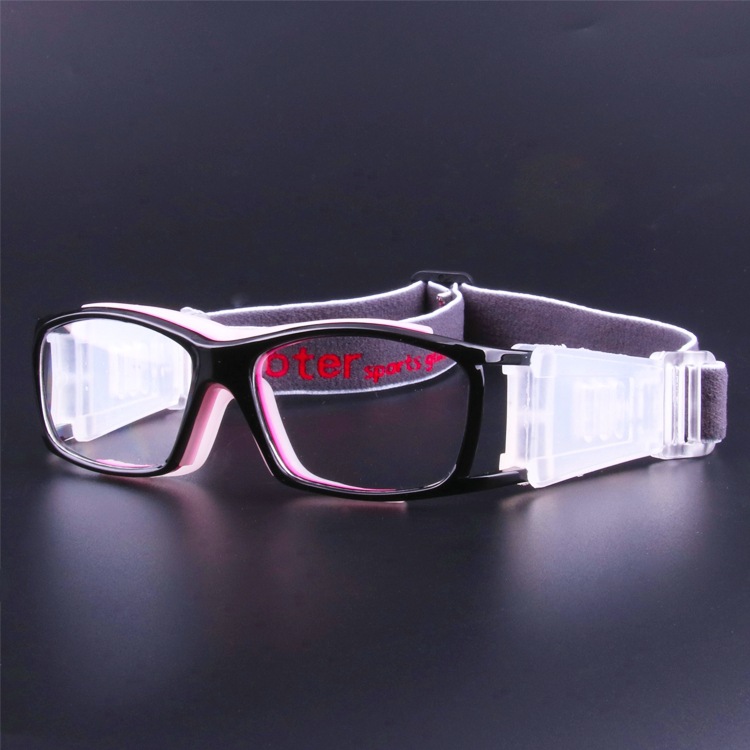 Picture of Fashion Unisex Explosion-proof Outdoor Sports Glasses Three-point Kids Can Equipe with Myopia Goggles Football Glasses Frame