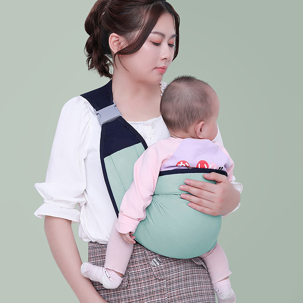 Picture of Newborn Scarf Baby Strap Multifunctional Front Hug Cross Hug Children's Out Hug Strap Four Seasons Breathable