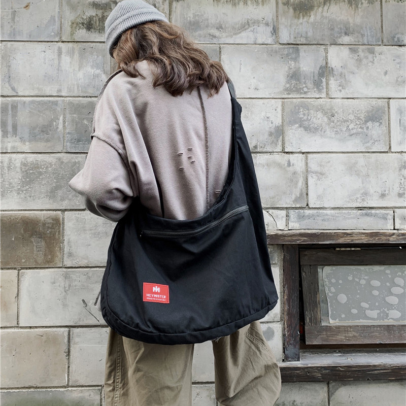 Picture of Trendy Brand Large Capacity Crossbody Bag Men's and Women's Street Hip Hop Harajuku Functional Bag Instagram Shoulder Bag Tooling Bag Schoolbag for Men