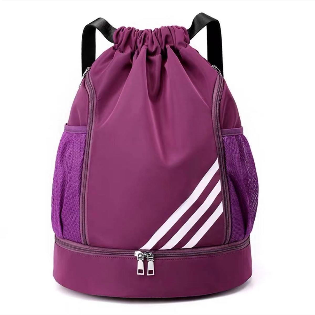 Picture of 2024 New Drawstring Pocket Backpack Outdoor Training Basketball Bag Large Capacity Travel Fitness Bag Backpack