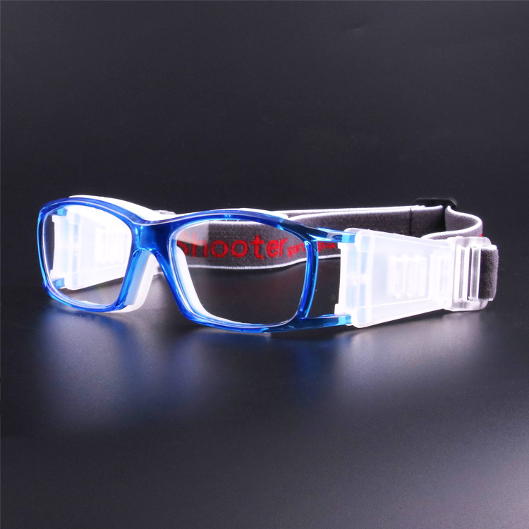 Picture of Fashion Unisex Explosion-proof Outdoor Sports Glasses Three-point Kids Can Equipe with Myopia Goggles Football Glasses Frame