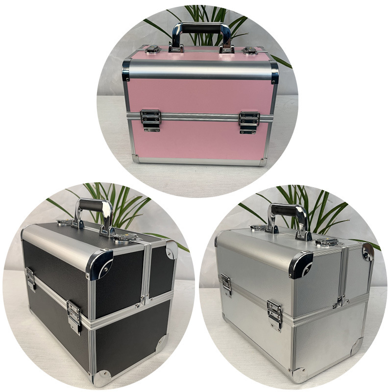 Picture of Cross-Border Cosmetic Case Portable Large Capacity Portable Multi-Layer Cosmetic Storage Box Large Tattoo Tool Box Wholesale