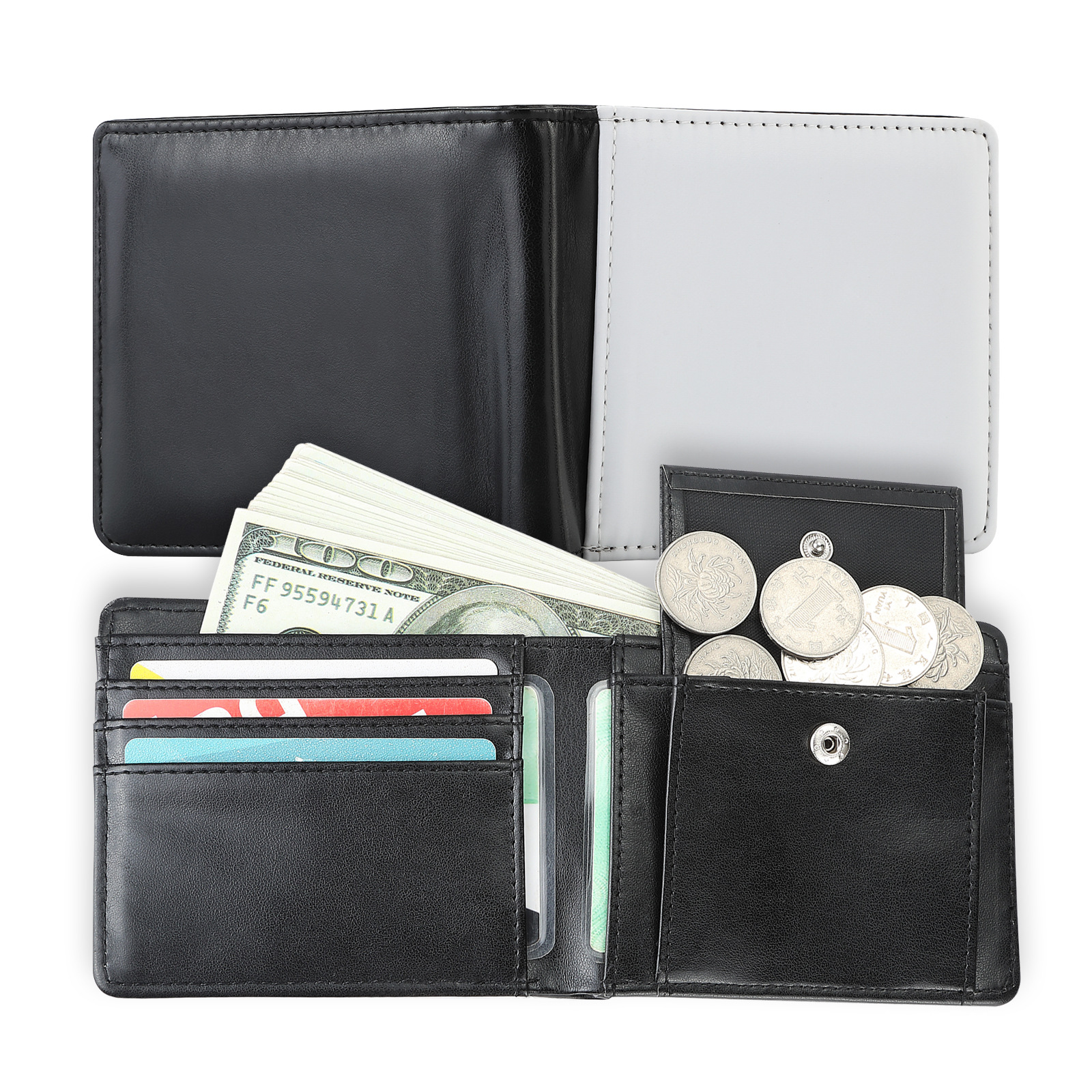 Picture of Cross-Border Hot Selling Heat Transfer Blank Sublimation Blank Men's Wallet Heat Transfer Blank Product Series in Stock