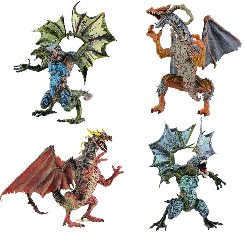 Picture of Amazon Simulation Dinosaur Model Flying Dragon Magic Dragon Fire-breathing Dragon Monster Animal Model Children's Toy Boy
