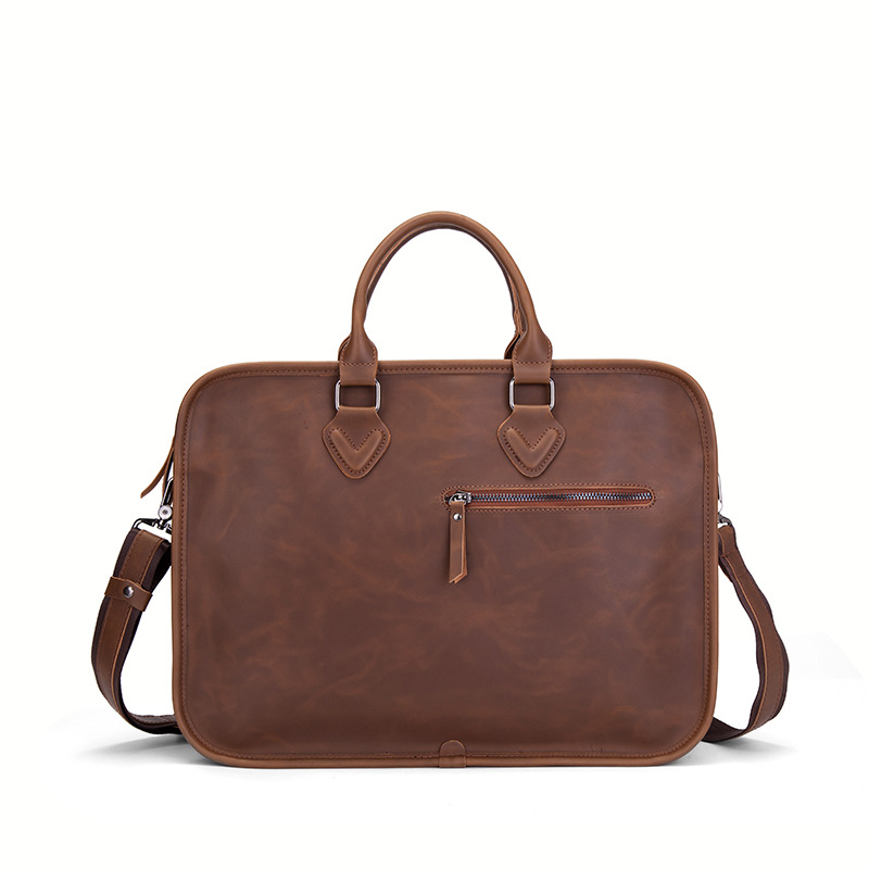 Picture of Men's Bag Retro Stereotype Handbag Men's Briefcase Large Capacity Business Bag Korean-style Shoulder Crossbody Computer Casual Bag